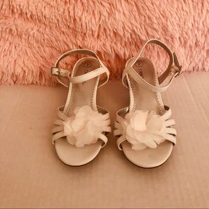 White Flower Low Heels by Cherokee